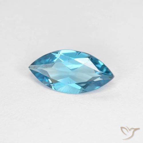 Topázio Londres Azul Natural 1.08ct, Marquesa, VS