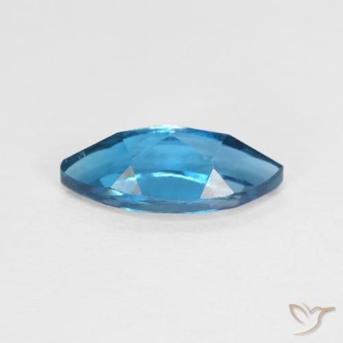 Topázio Londres Azul Natural 1.35ct, Marquesa, VVS-VS