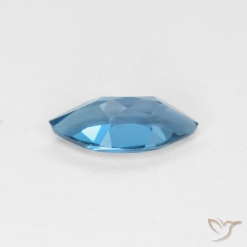 Topázio Londres Azul Natural 0.89ct, Marquesa, VVS-VS