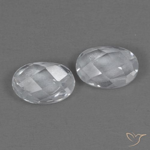1.32ctw Natural Branco Topázio, oval, VVS