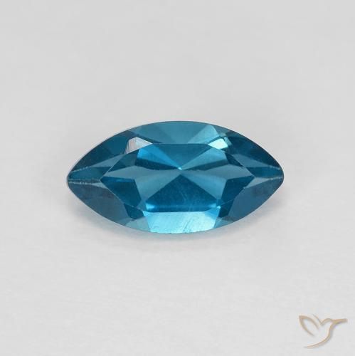 1.37ct Natural Londres Azul Topázio, Marquesa, VS