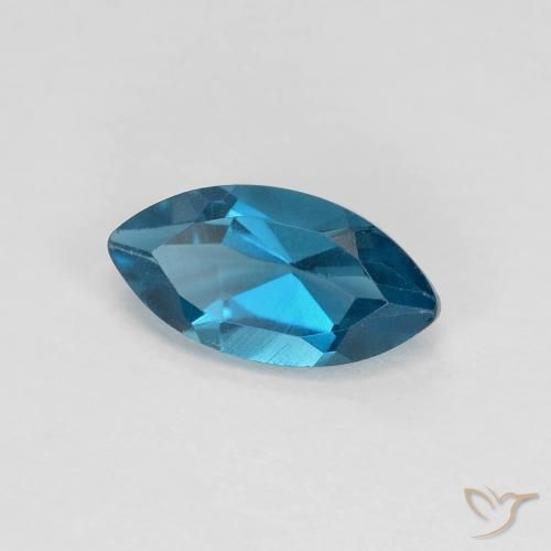 Topázio Londres Azul Natural 1.37ct, Marquesa, VS