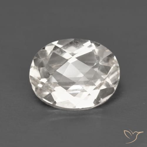3.49ct Natural branco quente Topázio, oval, VVS