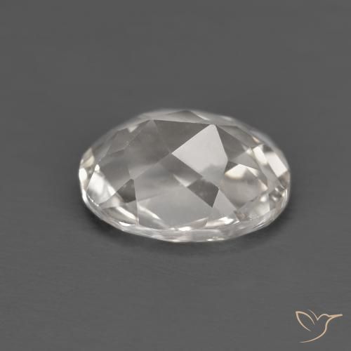 Topázio branco quente Natural 3.49ct, oval, VVS
