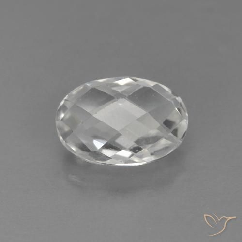 0.67ct Natural Branco Topázio, oval, VVS