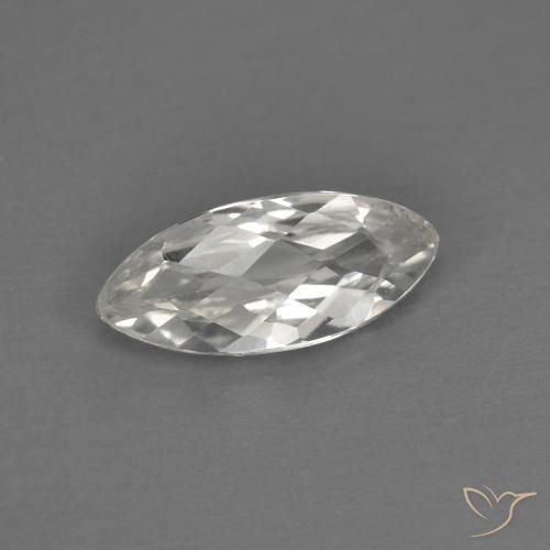 Topázio branco quente Natural 1.45ct, Marquesa, VVS