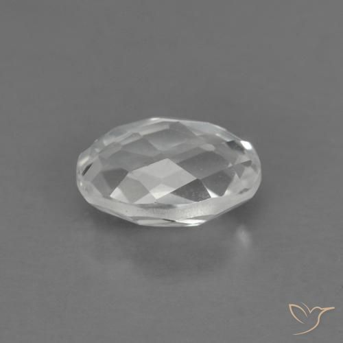 Topázio branco quente Natural 0.67ct, oval, VVS-VS