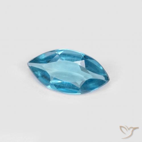 Topázio Londres Azul Natural 0.91ct, Marquesa, VS