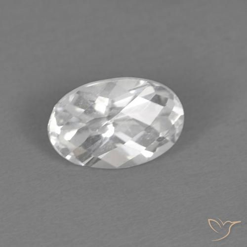 Topázio Branco Natural 0.69ct, oval, VVS
