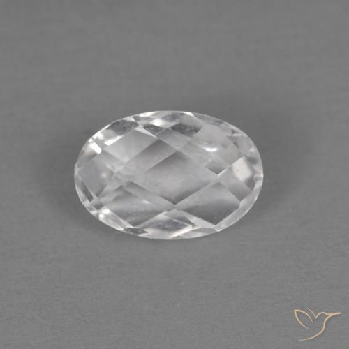 0.68ct Natural Branco Topázio, oval, VVS