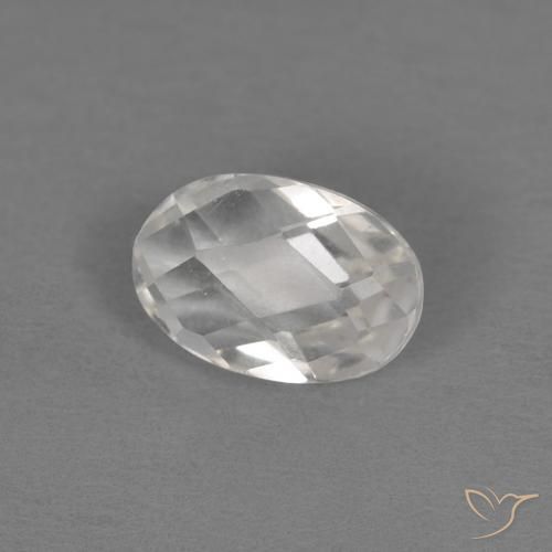 0.61ct Natural Branco Topázio, oval, VVS