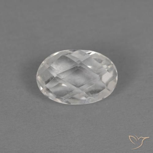 Topázio Branco Natural 0.61ct, Corte Oval, VVS