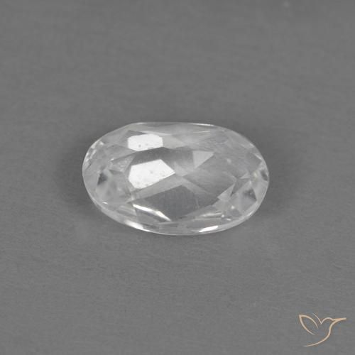 Topázio Branco Natural 0.56ct, oval, VVS