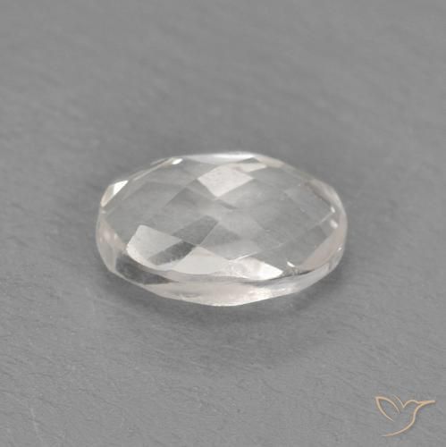 Topázio branco quente Natural 0.68ct, oval, VVS