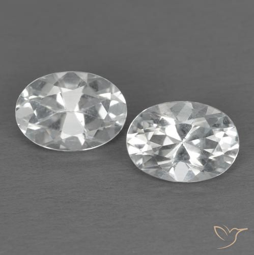 1.95ctw Natural Branco Topázio, oval, VVS-VS