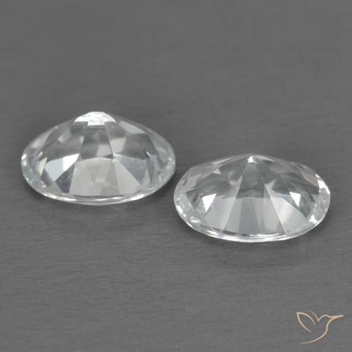 Pedras preciosas de Topázio Branco natural de 1.95 ct, oval, VVS-VS