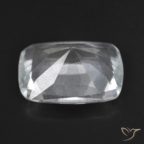 Topázio Branco Natural 11.22ct, Almofada, VVS-VS