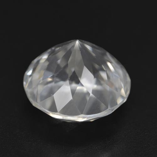 Topázio Branco Natural 5.85ct, Redondo, VVS-VS