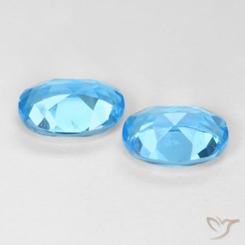 Pedras preciosas de Topázio Azul Suíço natural de 3.00 ct, oval, VS
