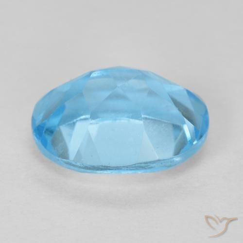 Topázio Azul Suíço Natural 1.81ct, oval, VS