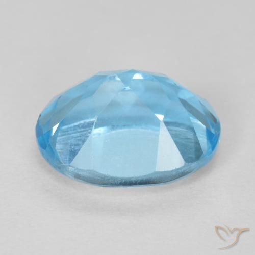 Topázio Azul Suíço Natural 1.76ct, oval, VS
