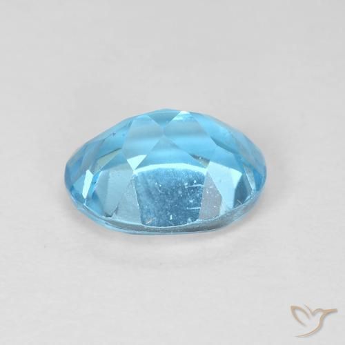 Topázio Azul Suíço Natural 1.72ct, oval, VS