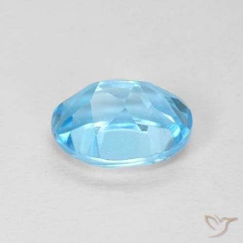 Topázio Azul Suíço Natural 1.75ct, oval, VVS