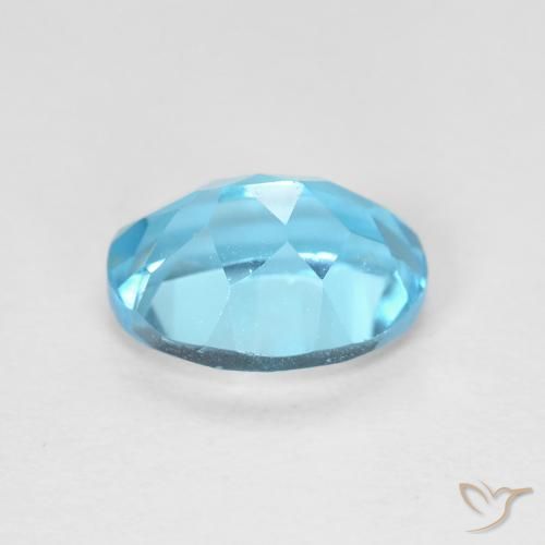 Topázio Azul Suíço Natural 1.78ct, oval, VVS