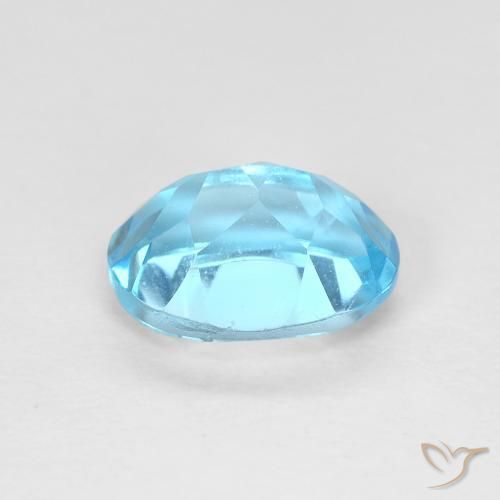 Topázio Azul Suíço Natural 1.77ct, oval, VVS