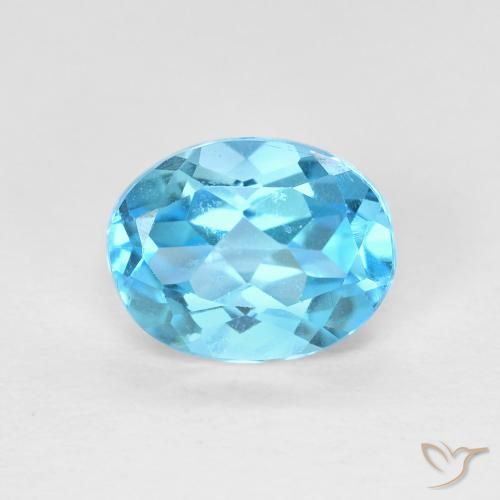 1.68ct Natural Azul Suíço Topázio, oval, VVS