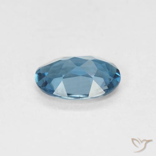 Topázio Londres Azul Natural 0.70ct, oval, VVS