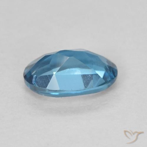 Topázio Londres Azul Natural 0.56ct, oval, VVS-VS