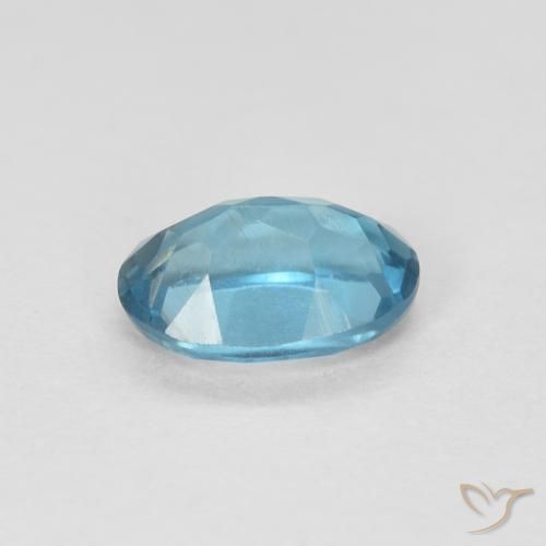Topázio Londres Azul Natural 0.65ct, oval, VVS