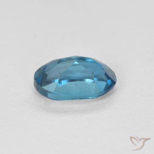 Topázio Londres Azul Natural 0.62ct, Corte Oval, VVS