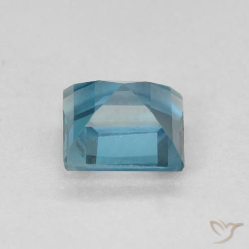 Topázio Londres Azul Natural 0.61ct, Quadrado, VVS