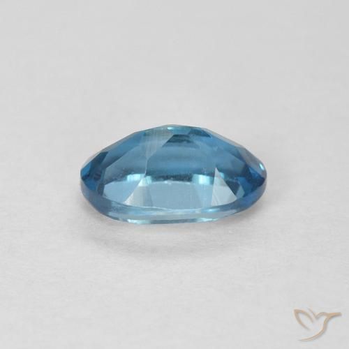 Topázio Londres Azul Natural 0.61ct, oval, VVS-VS