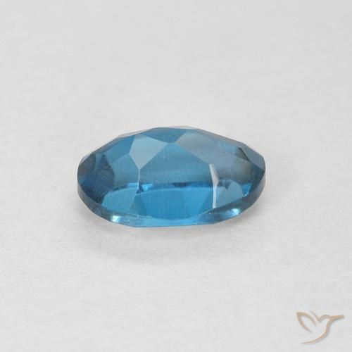 Topázio Londres Azul Natural 0.61ct, oval, VVS-VS