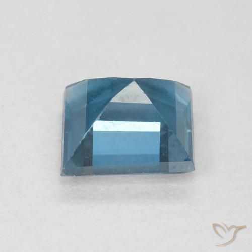 Topázio Londres Azul Natural 0.67ct, Quadrado, VVS-VS