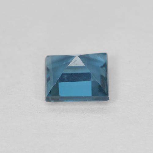 Topázio Londres Azul Natural 0.63ct, Quadrado, VVS-VS