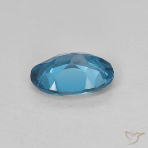 Topázio Londres Azul Natural 0.75ct, oval, VVS-VS