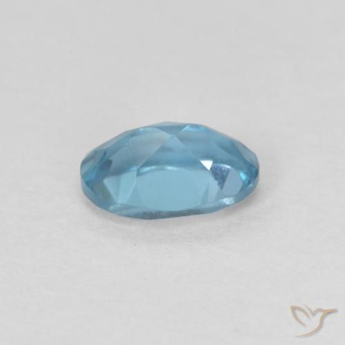 Topázio Londres Azul Natural 0.64ct, oval, VVS