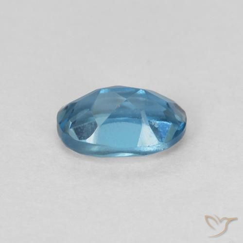 Topázio Londres Azul Natural 0.72ct, oval, VVS