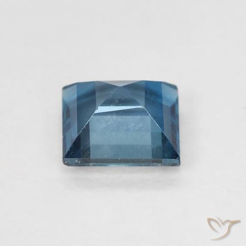 Topázio Londres Azul Natural 0.75ct, Quadrado, VVS-VS