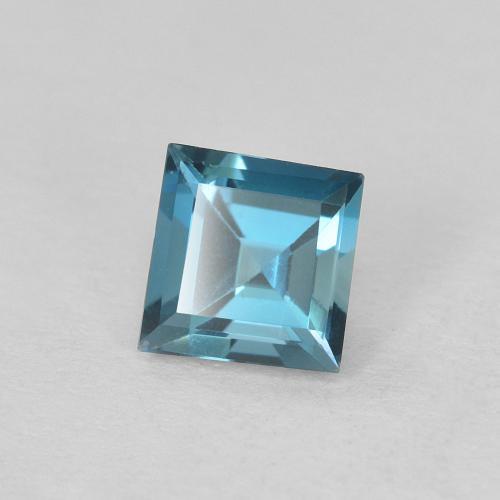 Topázio Londres Azul Natural 0.66ct, Quadrado, VVS-VS