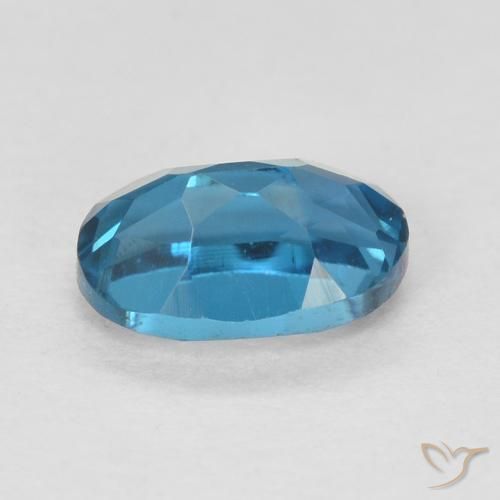 Topázio Londres Azul Natural 0.62ct, oval, VVS