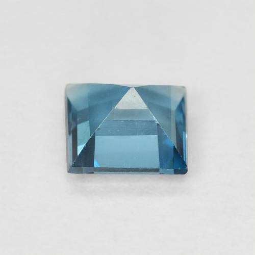 Topázio Londres Azul Natural 0.59ct, Quadrado, VVS-VS
