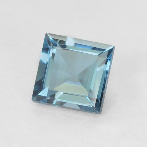 Topázio Londres Azul Natural 0.76ct, Quadrado, VVS-VS