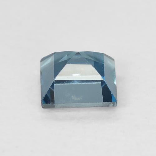 Topázio Londres Azul Natural 0.76ct, Quadrado, VVS-VS
