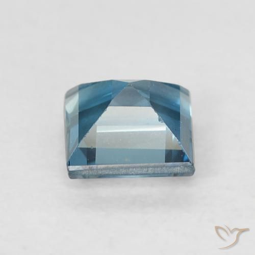 Topázio Londres Azul Natural 0.71ct, Quadrado, VVS-VS