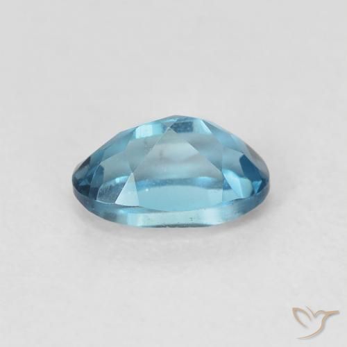 Topázio Londres Azul Natural 0.66ct, oval, VVS
